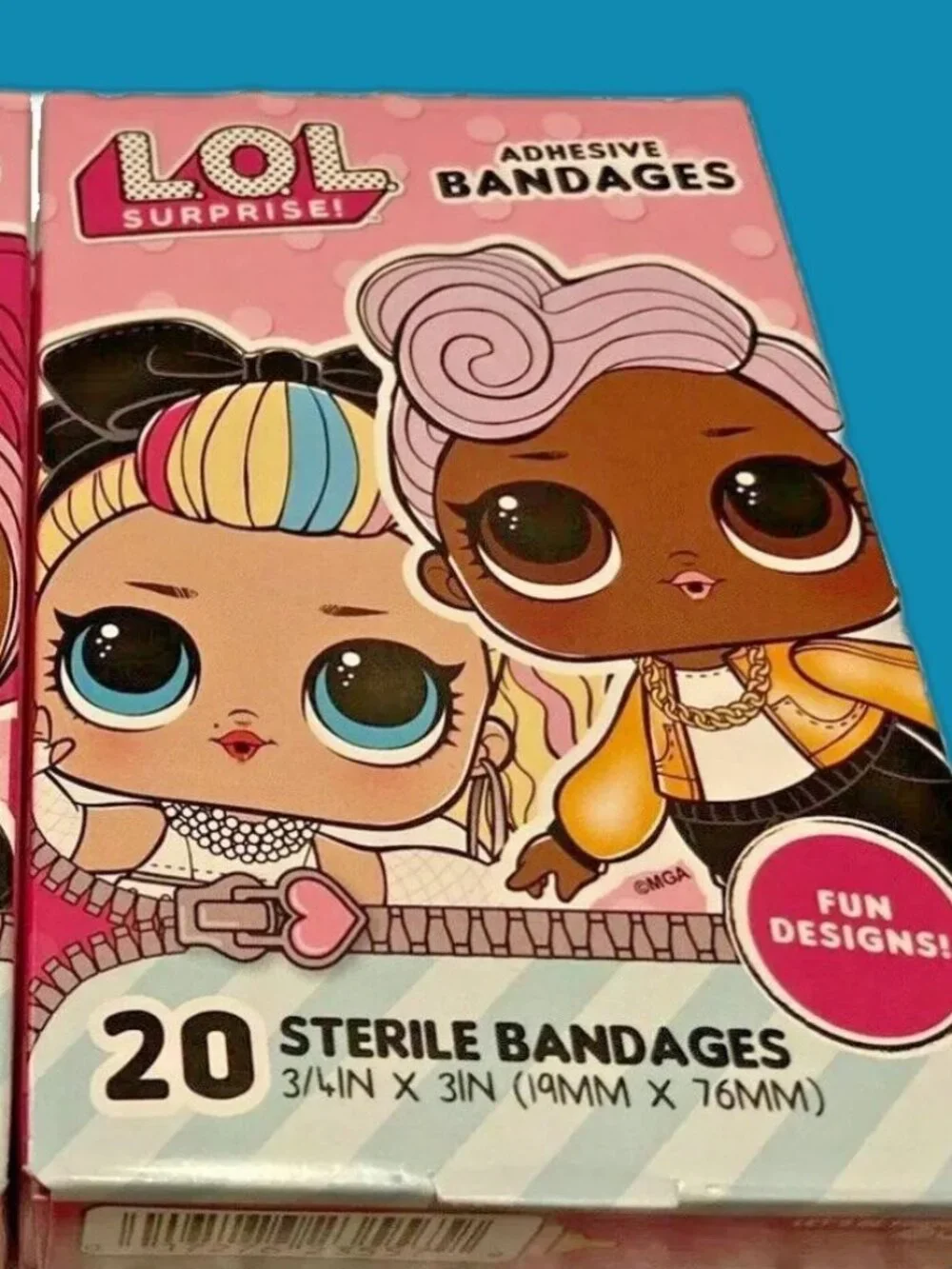 LOL SURPRISE! Dolls Adhesive Bandages 2 Total Boxes LOT OF 2 NEW